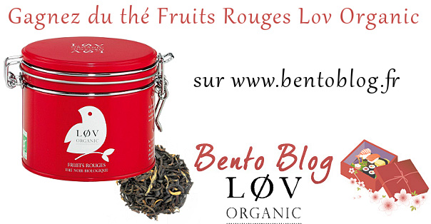 Thé Fruits Rouges Lov Organic à gagner sur Bento Blog