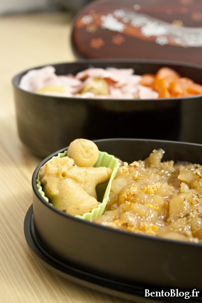 bento raclette compote pommes