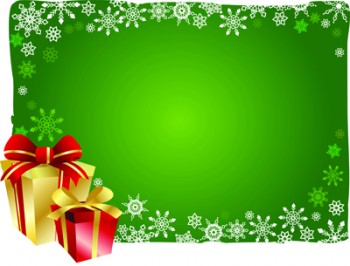 Image carte de voeux cadeaux Noël